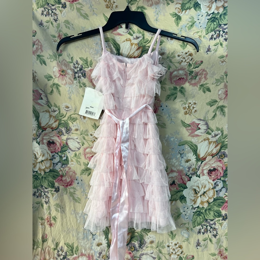 Biscotti Pink Layered Ruffle Dress - Picture 2 of 11